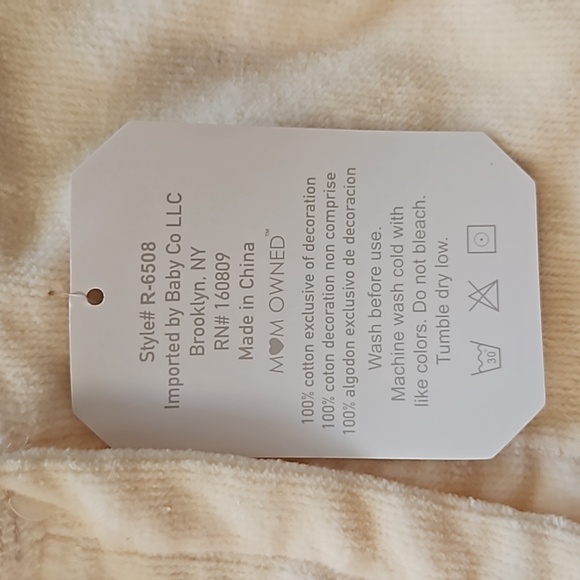 NWT Le Petit Baby Hooded Bath Robe 0‐ 12 months. Puppy Dog | UNISEX - Picture 3 of 4